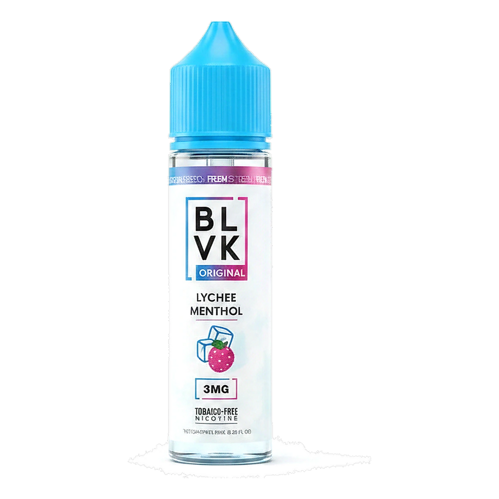 BLVK 60ml E-Liquid 3mg Premium Freebase Vape Juice In UAE lychee-menthol UAE