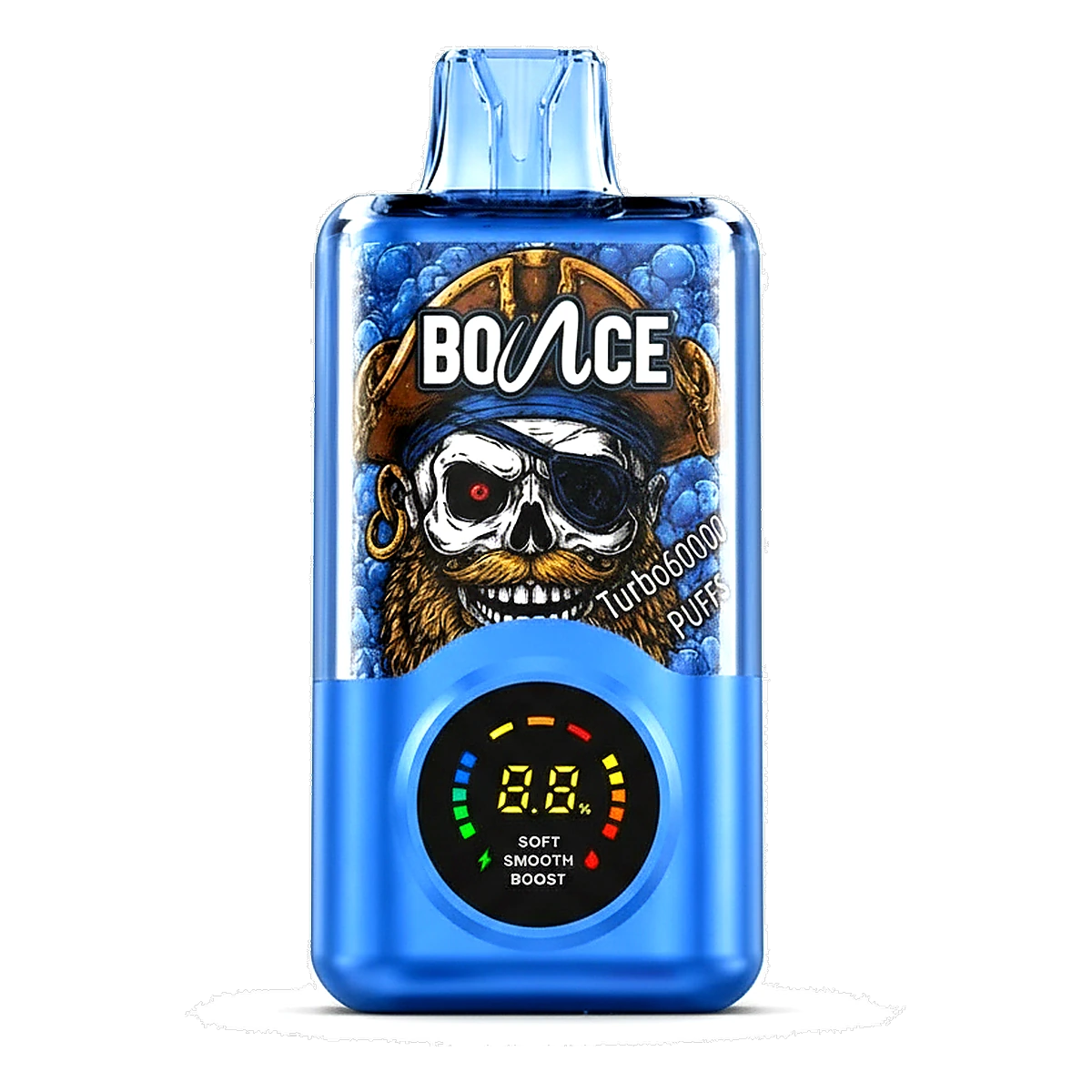 Bounce Turbo 60000 Puffs Disposable Vape 20MG Blue Razz UAE