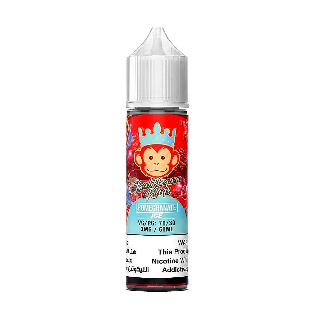 BUBBLEGUM KINGS POMEGRANATE ICE 60ML (FREEBASE)