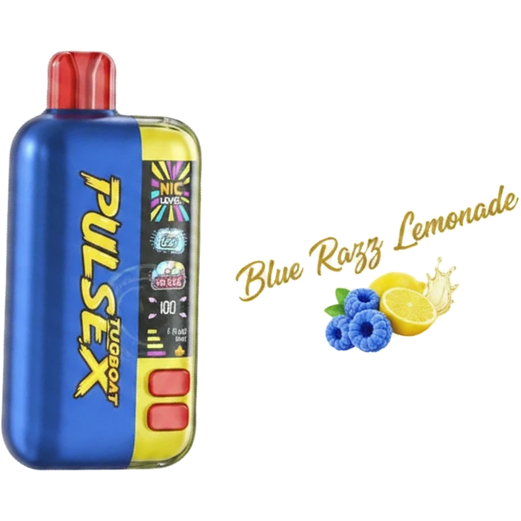 Tugboat PULSE X 50000 Puffs Cheapest 50K Blue Razz Lemonade UAE | Emirates Vapor