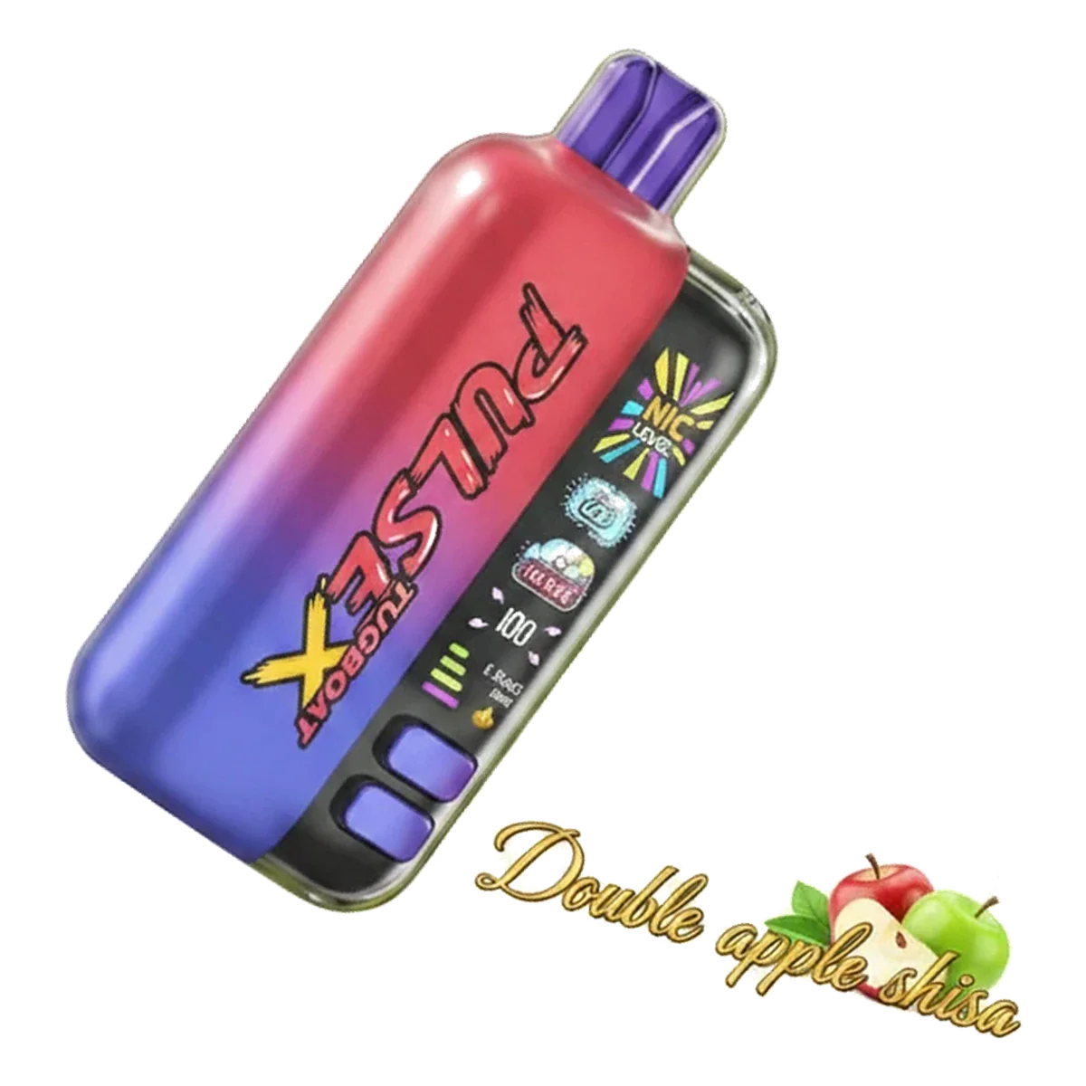 TUGBOAT PULSE X 50K Puffs Disposable Vape Double Apple Shisha UAE | Emirates Vapor