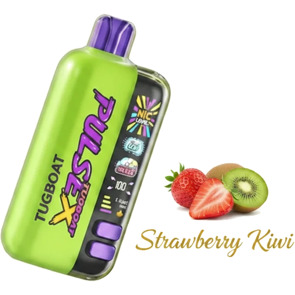 Tugboat PULSE X 50000 Puffs Cheapest 50K Strawberry Kiwi UAE | Emirates Vapor