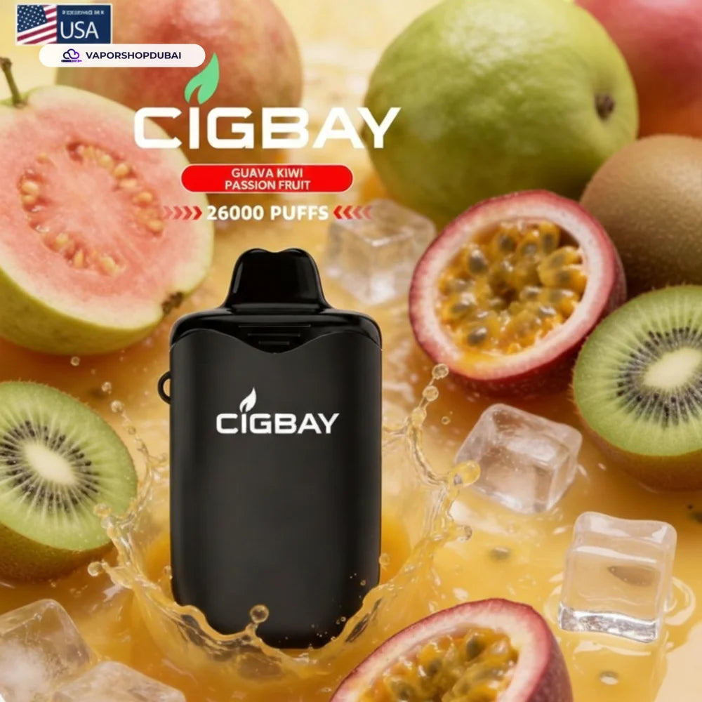 Cigbay 26000 Puffs Disposable Vape Kit 20mg in the UAE