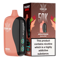 Crown Bar Al Fakher 50000 Puffs Cloud Box Apple Peach flavor - disposable vape UAE