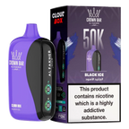 Crown Bar Al Fakher 50000 Puffs Cloud Box Black Ice flavor - disposable vape UAE
