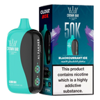 Crown Bar Al Fakher 50000 Puffs Cloud Box Blackcurrant Ice flavor - disposable vape UAE