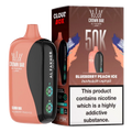 Crown Bar Al Fakher 50000 Puffs Cloud Box Blueberry Peach Ice flavor - disposable vape UAE