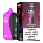 Crown Bar Al Fakher 50000 Puffs Cloud Box Cherry Cola flavor - disposable vape UAE