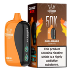 Crown Bar Al Fakher 50000 Puffs Cloud Box Cool Mango flavor - disposable vape UAE