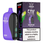Crown Bar Al Fakher 50000 Puffs Cloud Box Grape Ice flavor - disposable vape UAE