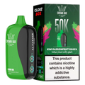 Crown Bar Al Fakher 50000 Puffs Cloud Box Kiwi Passionfruit Guava flavor - disposable vape UAE