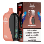 Crown Bar Al Fakher 50000 Puffs Cloud Box Peach Berry flavor - disposable vape UAE