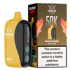 Crown Bar Al Fakher 50000 Puffs Cloud Box Peach Mango flavor - disposable vape UAE