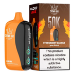 Crown Bar Al Fakher 50000 Puffs Cloud Box Strawberry Banana flavor - disposable vape UAE