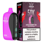 Crown Bar Al Fakher 50000 Puffs Cloud Box Strawberry Ice flavor - disposable vape UAE