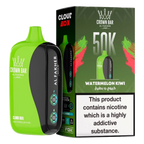 Crown Bar Al Fakher 50000 Puffs Cloud Box Watermelon Kiwi flavor - disposable vape UAE