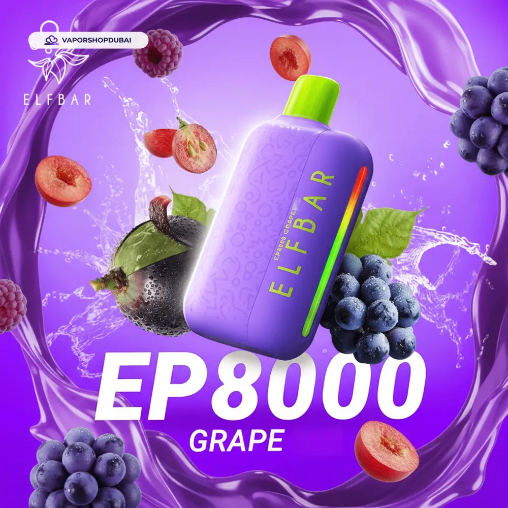 ELF Bar EP8000 Disposable Vape 8000 Puffs 20mg In UAE