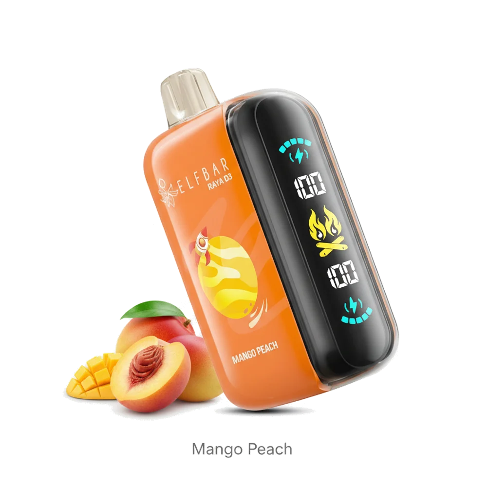 ELF BAR Raya D3 25000 Puffs Dubai — AED 55, Dual Mesh, All Flavors