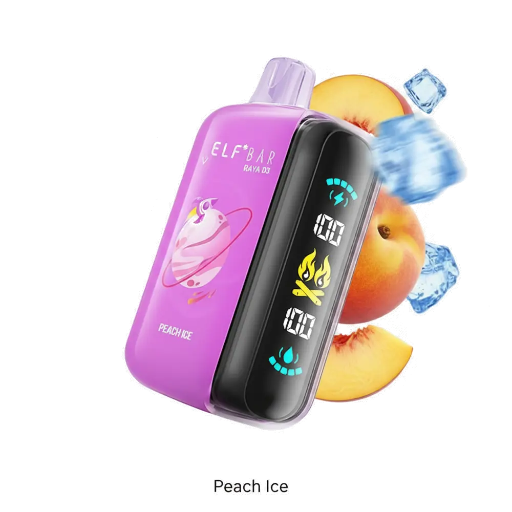 ELF BAR Raya D3 25000 Puffs Dubai — AED 55, Dual Mesh, All Flavors