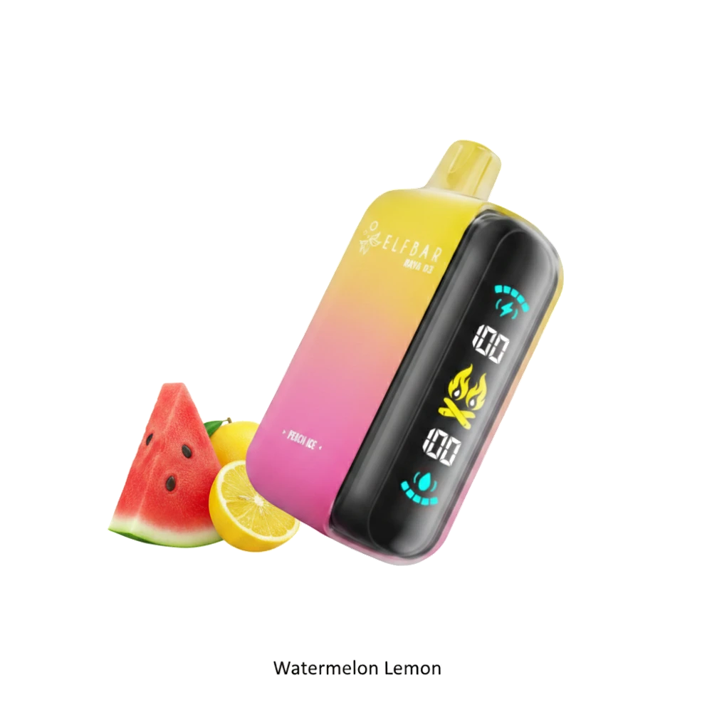 ELF BAR Raya D3 25000 Puffs Dubai — AED 55, Dual Mesh, All Flavors