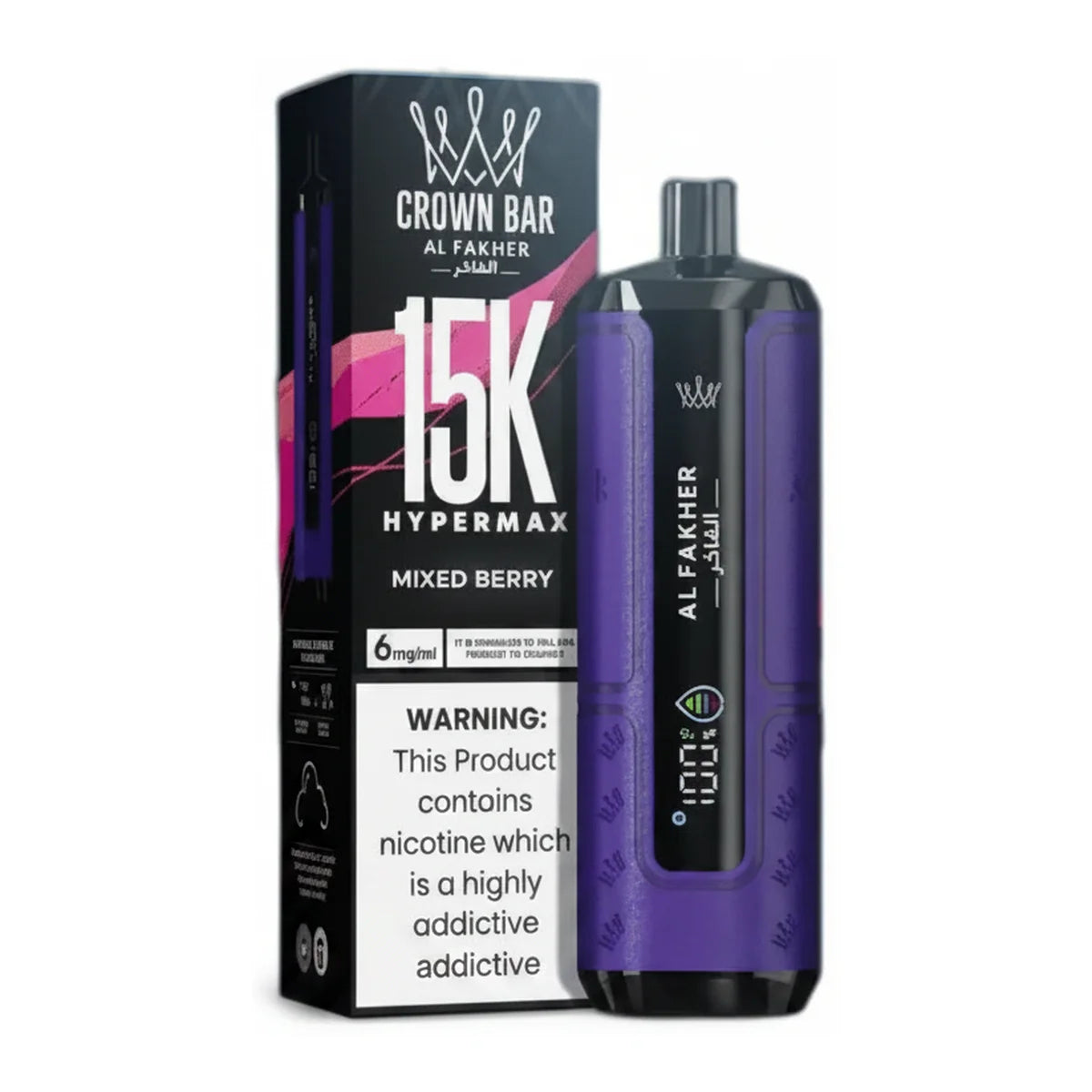 Buy AL FAKHER AL FAKHER Crown Bar 15000 AL FAKHER Vape Best Vape Shop (2026) Dubai same-day delivery