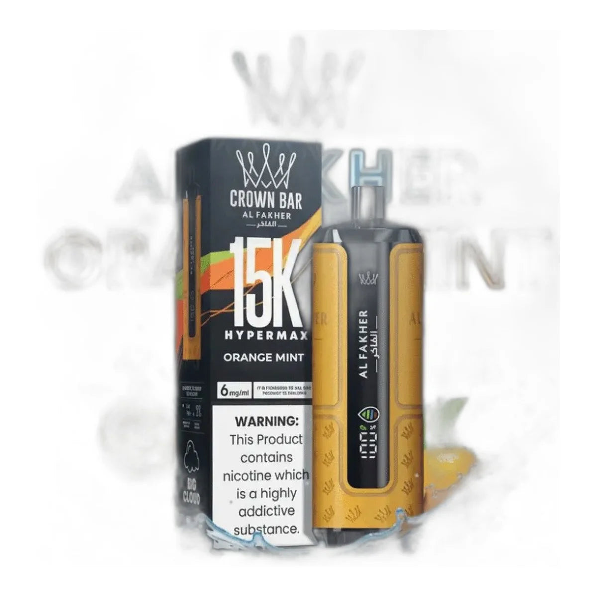 AL FAKHER Crown Bar 15000 AL FAKHER Vape Best Vape Shop (2026) best price UAE — ESMA certified