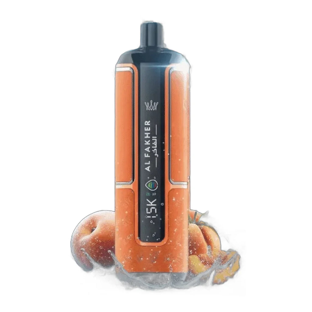 AL FAKHER Crown Bar 15000 AL FAKHER Vape Best Vape Shop (2026) Peach Ice Flavor 15000 Puffs UAE | Emirates Vapor