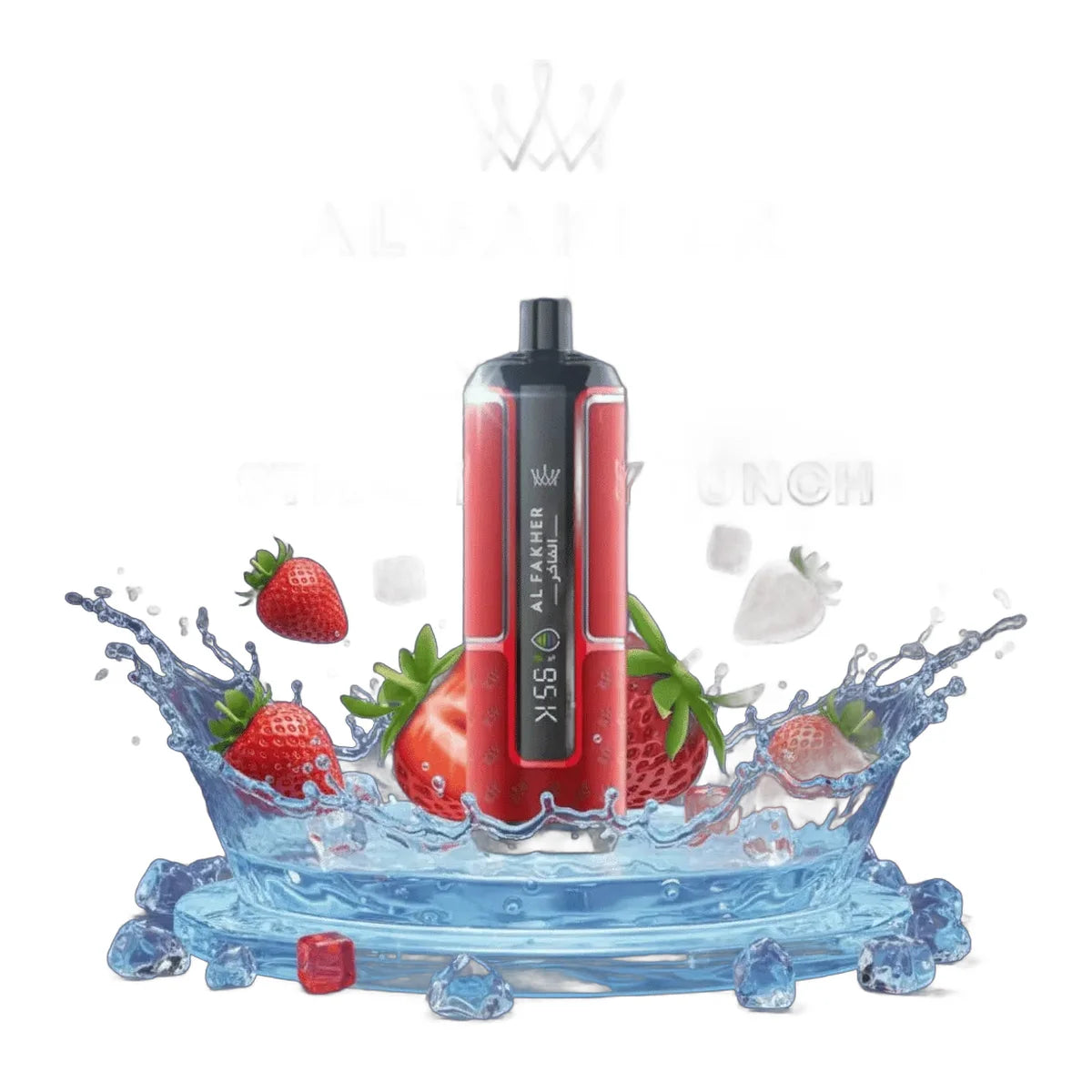 AL FAKHER Crown Bar 15000 AL FAKHER Vape Best Vape Shop (2026) Strawberry Punch Flavor Hypermax UAE | Emirates Vapor