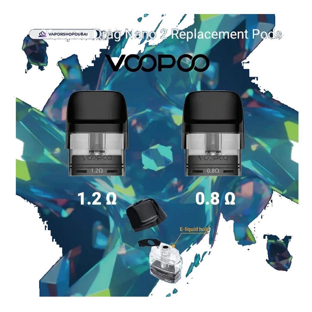 Buy Voopoo Buy Voopoo Drag Nano 2 Replacement Pods 3pcs/pack Dubai same-day delivery