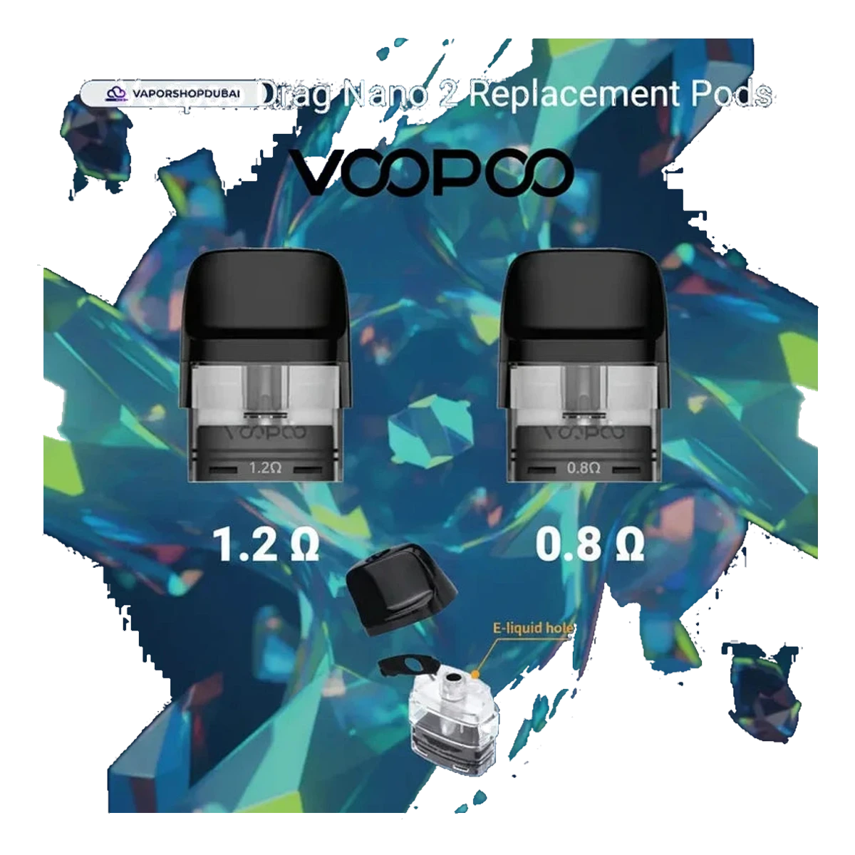 Buy Voopoo Buy Voopoo Drag Nano 2 Replacement Pods 3pcs/pack Dubai same-day delivery