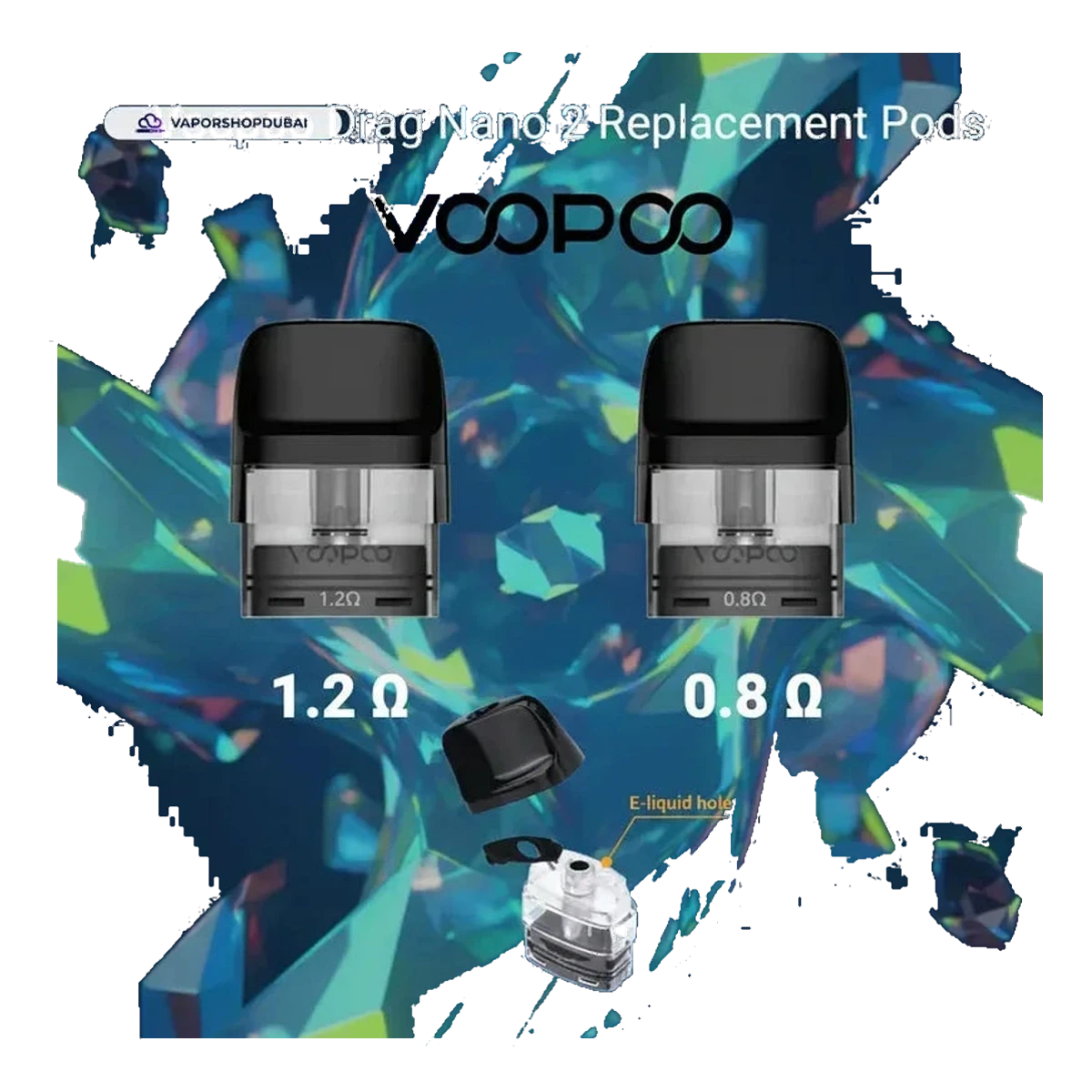 Buy Voopoo Drag Nano 2 Replacement Pods 3Pcs/Pack Uae — AED 40 | Emirates Vapor
