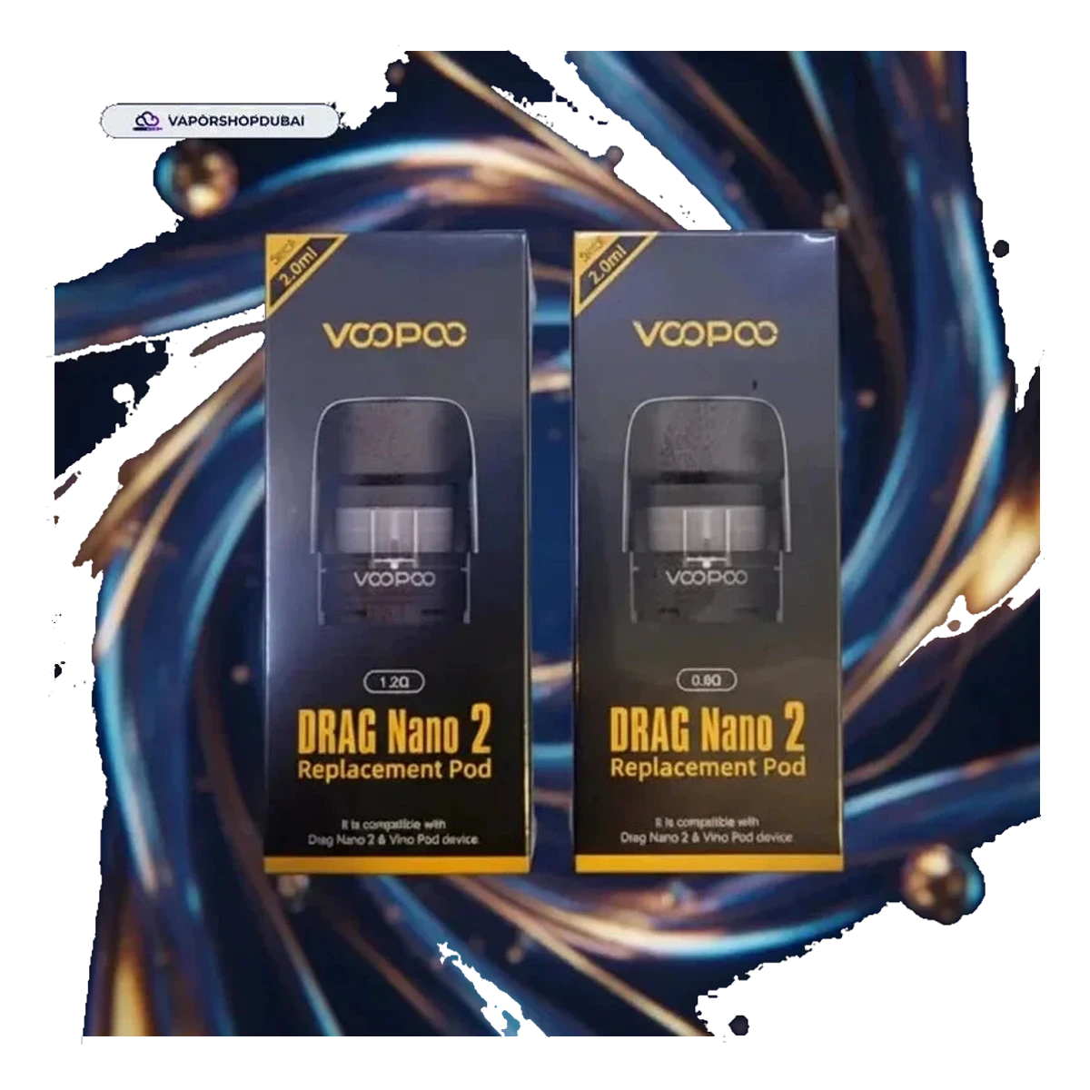 Buy Voopoo Drag Nano 2 Replacement Pods 3pcs/pack resistances UAE | Emirates Vapor Dubai