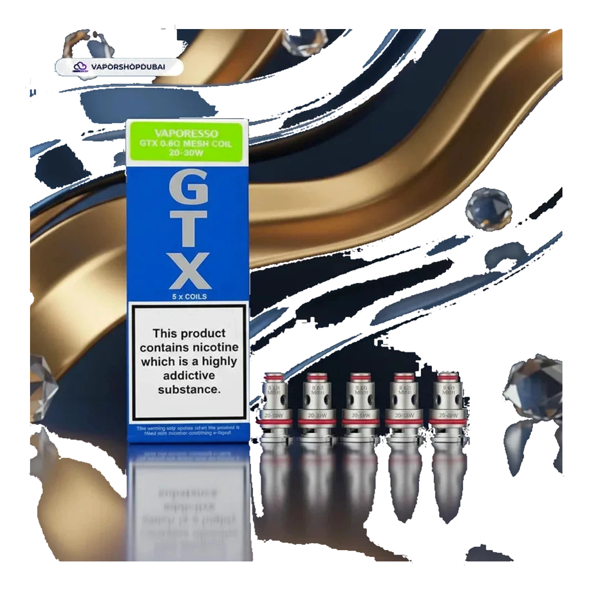 Buy Vaporesso Gtx Replacement Coils resistances UAE | Emirates Vapor Dubai