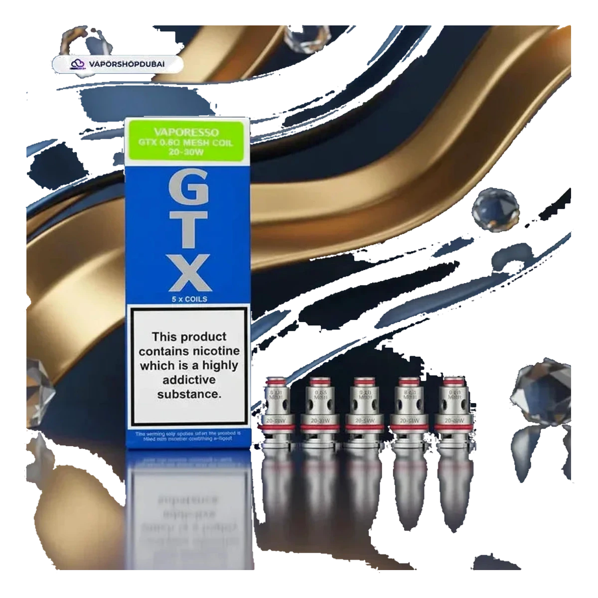 Buy Vaporesso Gtx Replacement Coils resistances UAE | Emirates Vapor Dubai