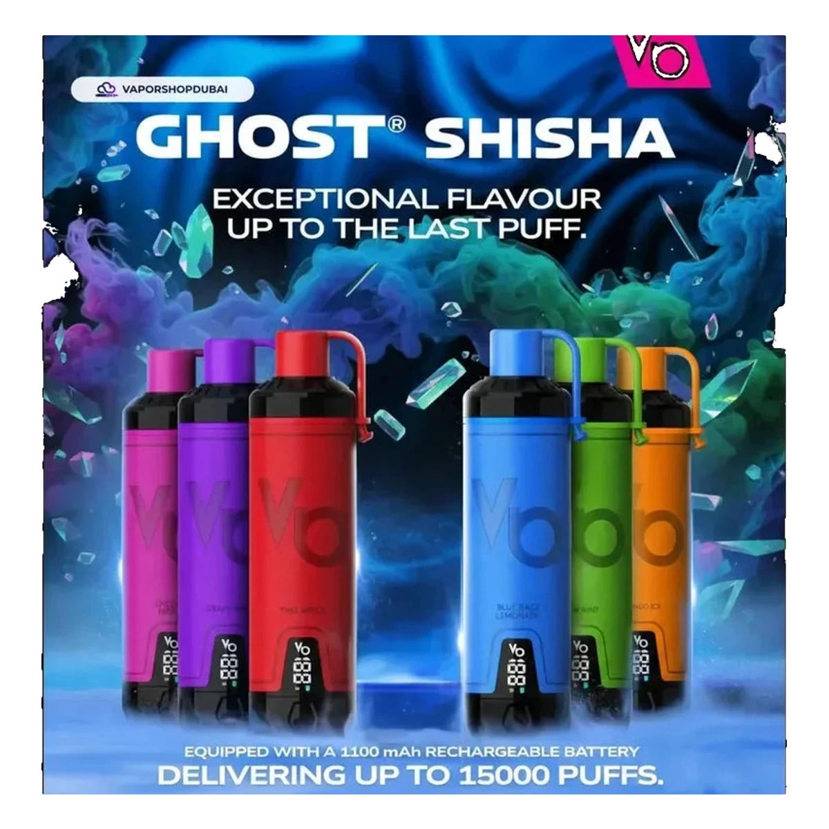 Ghost Shisha 15000 Puffs Disposable Vape Uae — AED 450 | Emirates Vapor