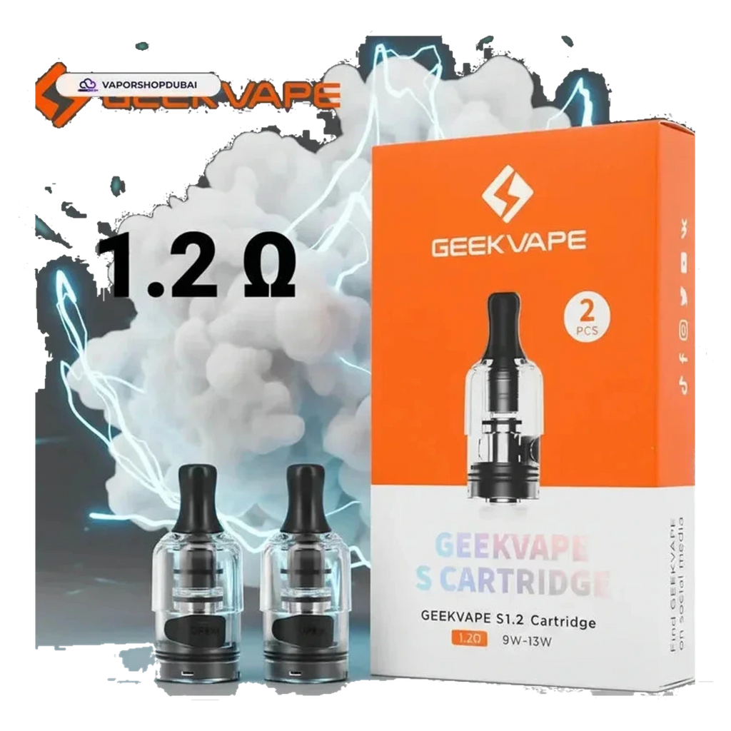 Geekvape Wenax S3 Replacement Pods 2Ml 2 Pieces Uae — AED 40 | Emirates Vapor