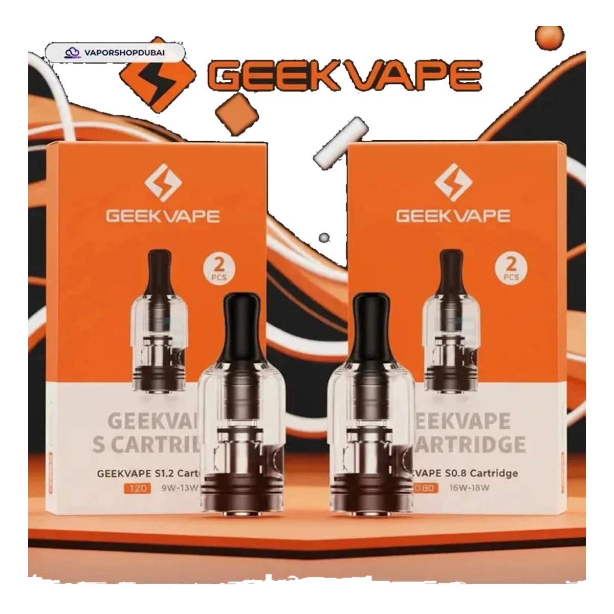 Buy GeekVape GeekVape Wenax S3 Replacement Pods 2ml 2 pieces Dubai same-day delivery