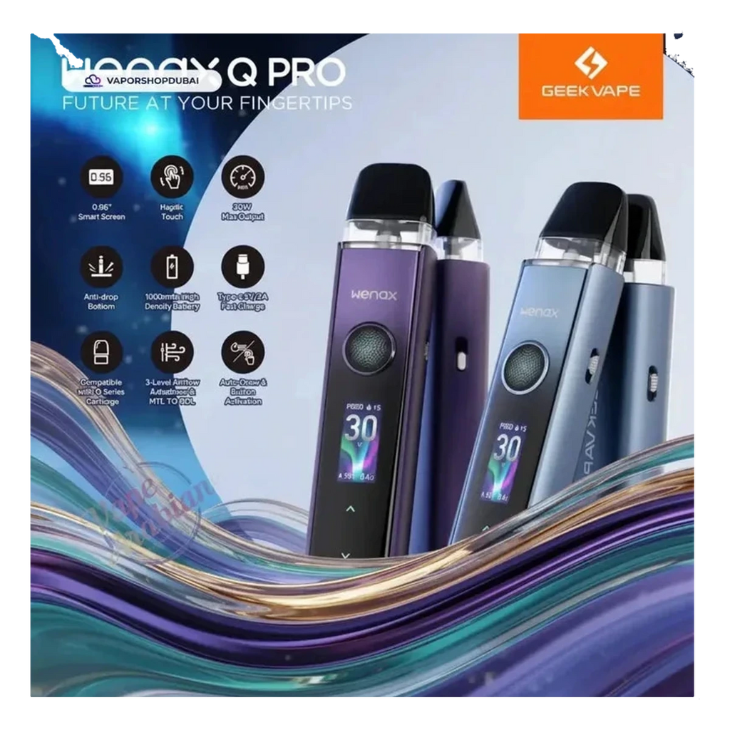Buy GeekVape GeekVape Wenax Q Pro Pod Kit 2ml Dubai same-day delivery