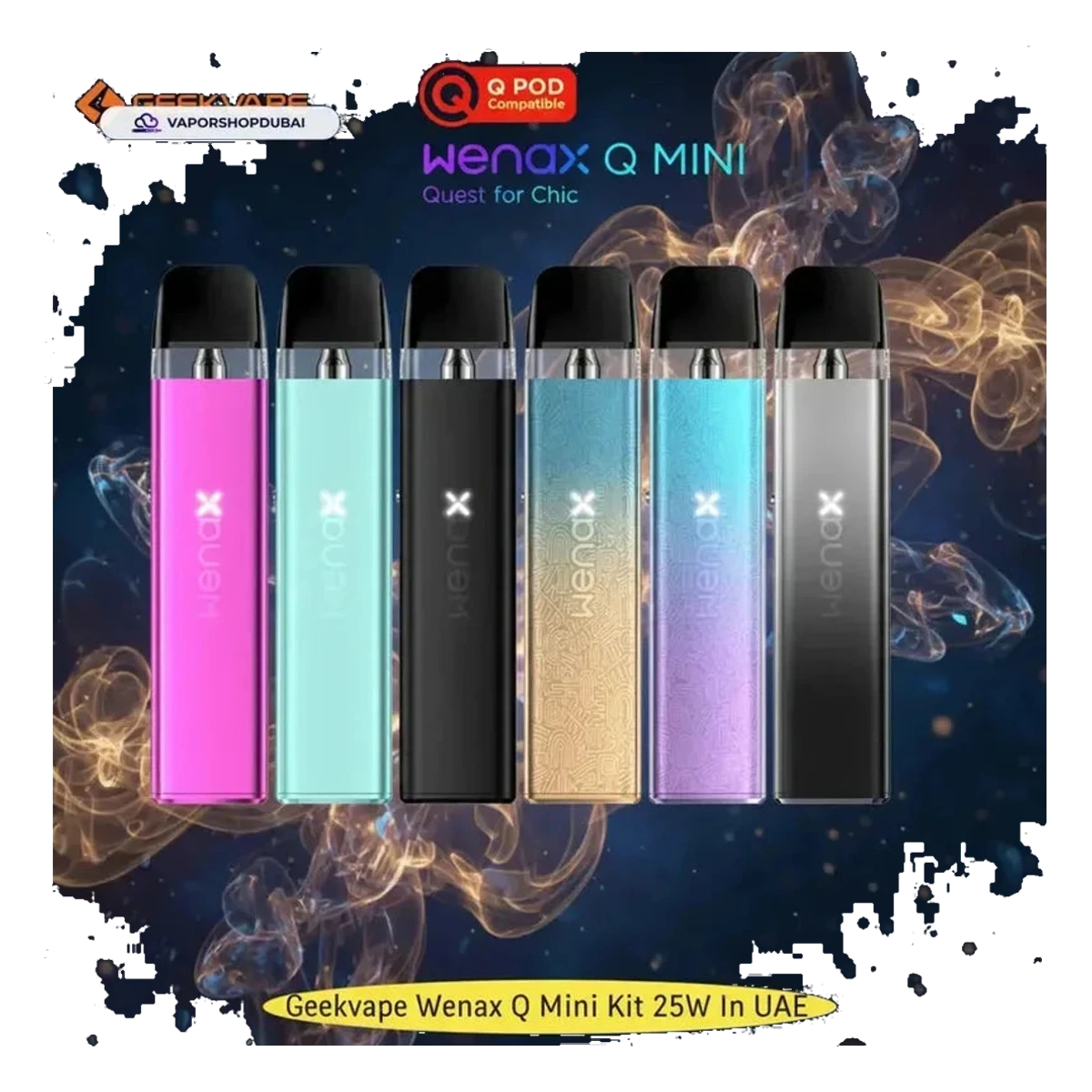 Buy GeekVape GeekVape Wenax Q Mini Kit 25W Dubai same-day delivery
