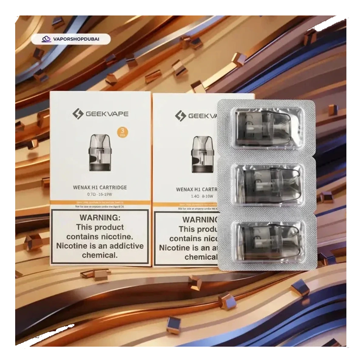 Buy GeekVape GeekVape WENAX H1 Cartridge Pod Dubai same-day delivery