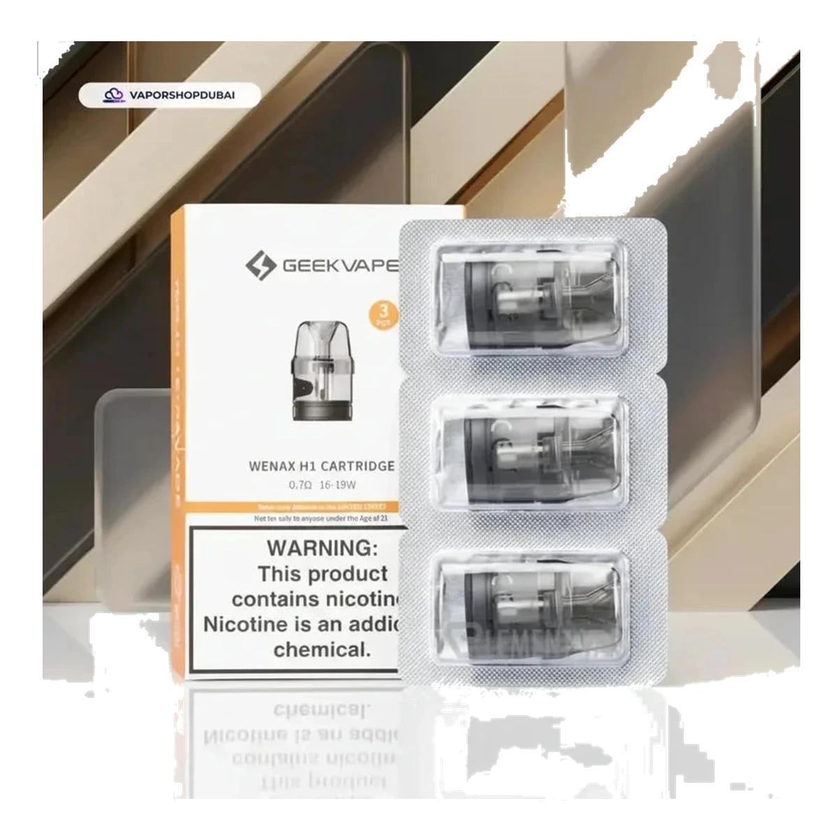 GeekVape WENAX H1 Cartridge Pod UAE — Buy Dubai | Emirates Vapor