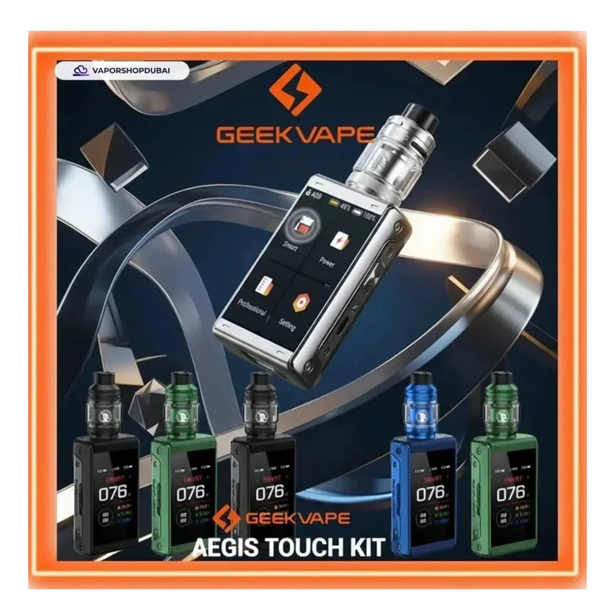 GEEKVAPE T200 AEGIS TOUCH VAPE KIT WITH Z TANK IN UAE