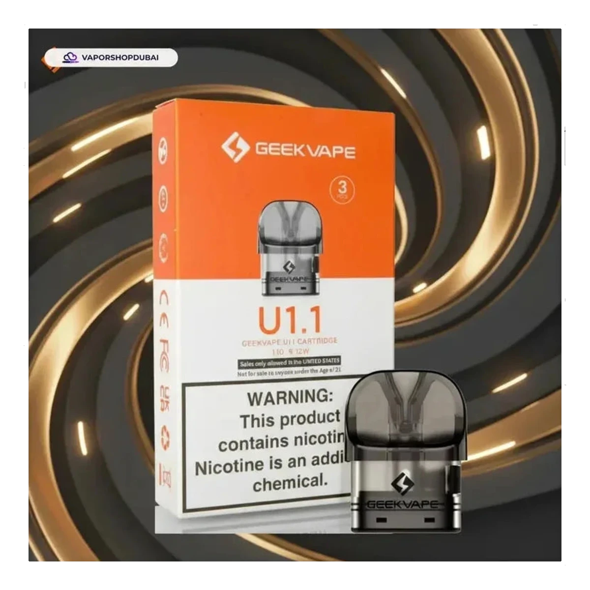 Buy GeekVape GeekVape Sonder U Empty Cartridge 2ml Dubai same-day delivery