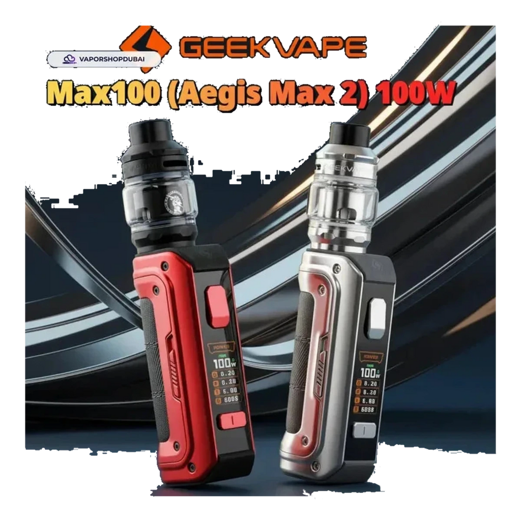 GeekVape Max100 Kit 100W (Aegis Max 2) with Z Subohm 2021Tank Atomizer 5ml colors UAE | Emirates Vapor Dubai