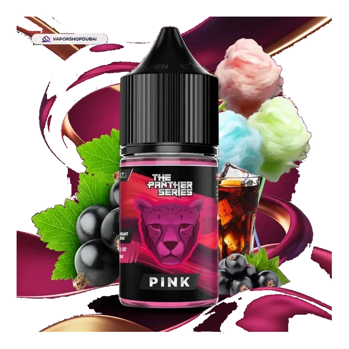 DR Vapes Panther Series Salt Nic 30ml E-Juice All Flavors 30mg &amp; 50mg best price UAE — ESMA certified
