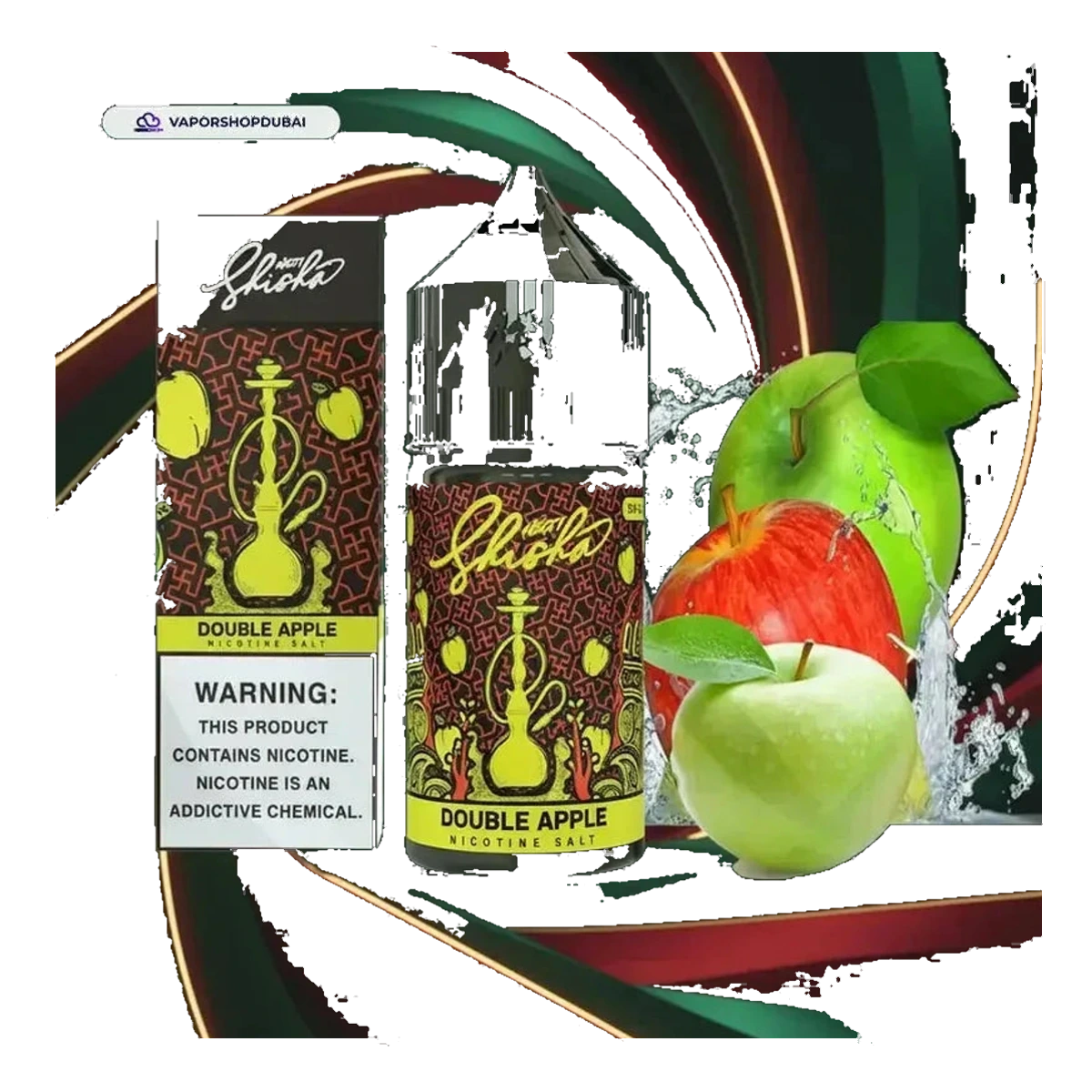 Double Apple By Nasty Shisha Nicotine Salt 30Ml Uae — AED 35 | Emirates Vapor
