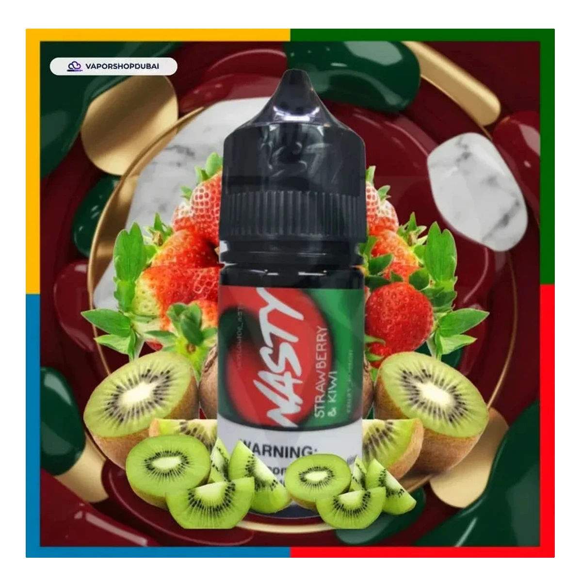 Buy NASTY Buy New Strawberry And Kiwi NASTY Podmate Salt 30ml Dubai same-day delivery