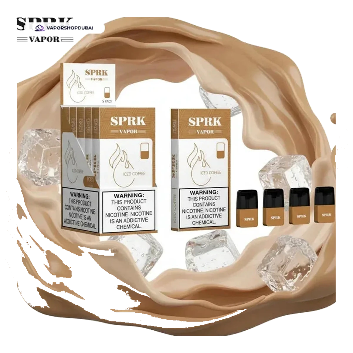 Buy Sprk Vapor V4 Pods (Compatible With Myle V4 Pod System) Uae — AED 35 | Emirates Vapor