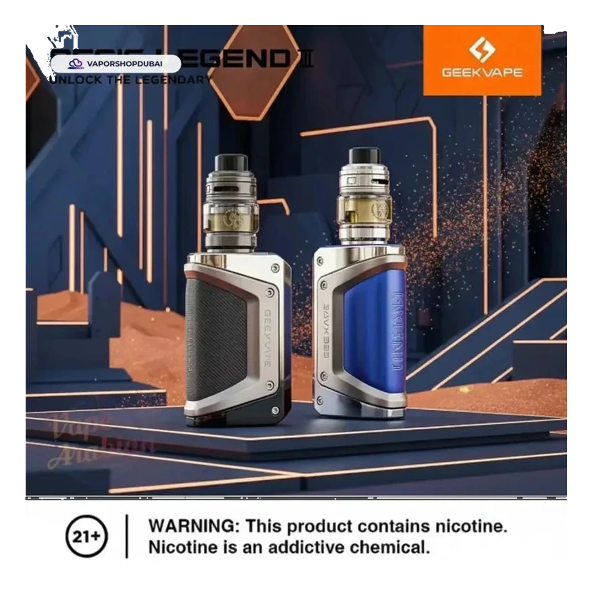 GeekVape Aegis Legend III 3 Kit 200W with Z Fli Tank Atomizer 5.5ml UAE