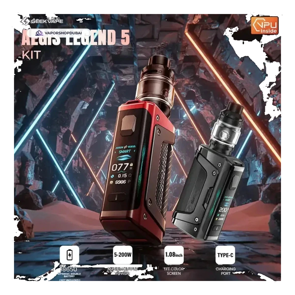 Geekvape Aegis Legend 5 Vape Mod Kit 200W UAE
